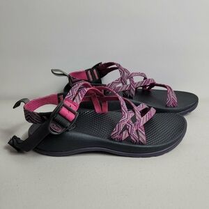 Chaco Z2 Kids Size 3 Strappy Sport Pink Purple Summer Sandals Boys Girls